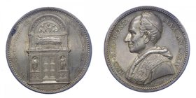Medaglia Leone XIII (1878-1903) Medaglia 1901 - Anno XXIV - Monumento Sepolcrale a Innocenzo III - Ag - Opus Bianchi Gr.35 Ø mm43