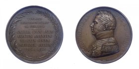 Medaglia - Francia - Charles Ferdinand Duc de Berry - Pugione Percussus Periit - 14 Feb.1820 - Ae Gr.37,66 Ø mm41