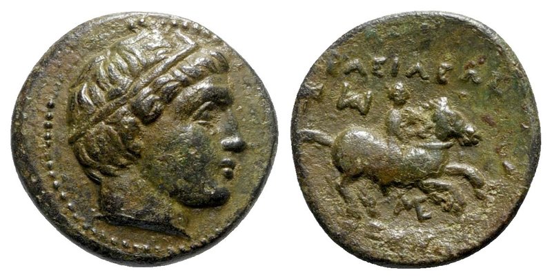 Kings of Macedon, Alexander III ‘the Great’ (336-323 BC). Æ Half Unit (17mm, 3.7...
