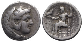 Kings of Macedon, Alexander III ‘the Great’ (336-323 BC). AR Tetradrachm (26mm, 16.63g, 6h). ‘Babylon’, c. 325-323 BC. Head of Herakles r., wearing li...