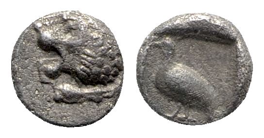 Ionia, Miletos, late 6th-early 5th century BC. AR Tetartemorion (4mm, 0.25g, 11h...