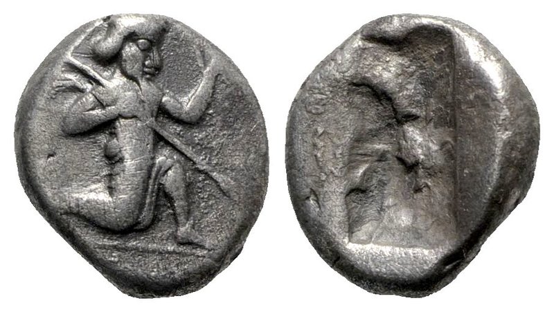 Achaemenid Kings of Persia, c. 450-375 BC. AR Siglos (15mm, 5.20g). Persian king...