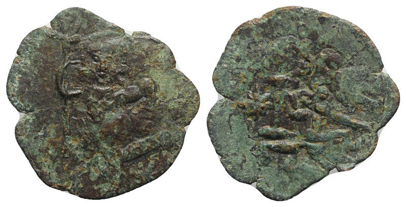 Philippicus (Bardanes, 711-713). Æ 40 Nummi (24mm, 2.43g, 6h). Syracuse. Philipp...