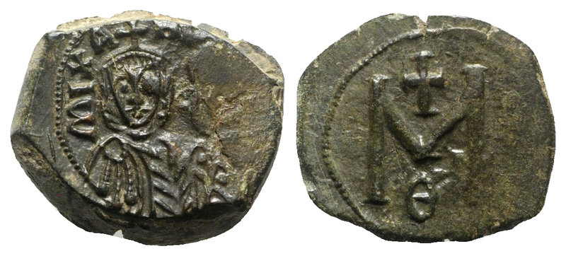 Michael II and Theophilus (820-829). Æ 40 Nummi (20mm, 3.65g, 6h). Syracuse, 821...