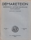 Demareteion - Numismatique – Glyptique – Archeologie – Haute curiosite – Paris, Vol. 2, n. 1, I trimestre 1936. pp. 1-64, b/w illustrations, French te...