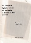 Hill P.V., The Coinage of Septimius Severus and his Family of the Mint of Rome A.D. 193-217. Spink and Son, London 1977. 42pp., 2 b/w plates, Good con...
