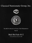 CNG – Classical Numismatic Group, The BCD Collection of Coins of the Peloponnesos Part II. Mail Bid Sale 81/2. Lancaster, 20 May 2009. Including Megar...