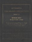 Sotheby’s, The Brand Collection Part 1 - Roman and European Coins. Zurich, 1 July 1982. Softcover, 377 lots, b/w photos. Good condition