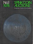 Spink Coin Auctions, lot of 10 catalogues: nos. 1, 6, 24, 36, 37, 68, 69, 87, 89, 98. London, 1978-1993. Good condition