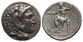 Kings of Macedon, Philip III Arrhidaios (323-317 BC). AR Tetradrachm (26mm, 16.96g, 6h). In the name of Alexander III, Uncertain mint in Cilicia, stru...