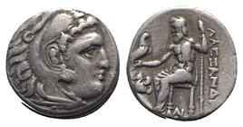 Kings of Macedon, Antigonos I Monophthalmos (Strategos of Asia, 320-306/5 BC, or king, 306/5-301 BC). AR Drachm (15mm, 4.18g, 3h). In the name and typ...