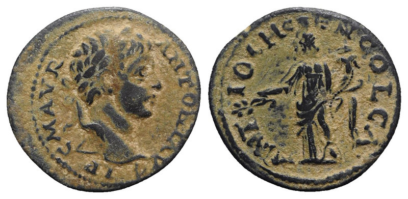 Caracalla ? (198-217). Pisidia, Antioch. Æ (24mm, 7.13g, 12h). Laureate head r. ...