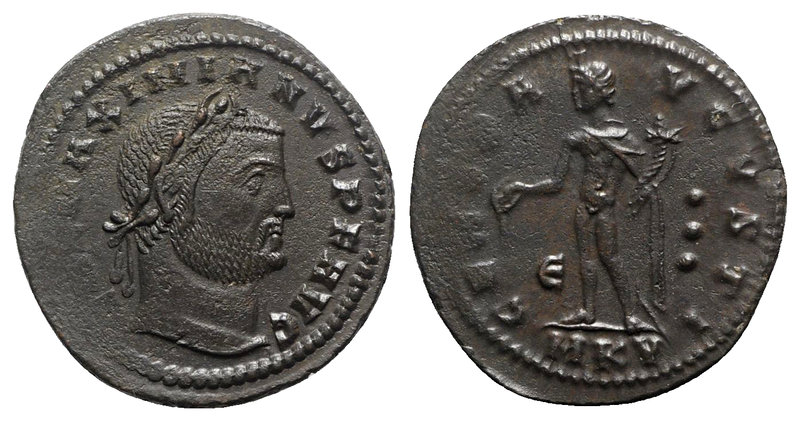 Galerius (305-311). Æ Follis (27mm, 7.04g, 6h). Cyzicus, c. AD 311. Laureate hea...