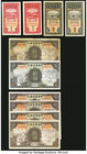 China Farmers Bank of China 10 Cents= 1 Chiao 1.3.1935 Pick 455a (2); 20 Cents = 2 Chiao 1.4.1935 Pick 456a (2); 10 Yuan 1935 Pick 459a (6) Very Fine ...