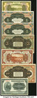 China Chinese Italian Banking Corporation 1; 5 Yüan 1921 Pick S253; S254; Russo-Asiatic Bank 50 Kopeks; 1; 3; 10 Rubles ND (1917) Pick S473a; S474a (2...