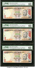India Reserve Bank of India 1000 Rupees 2011 Pick 100u Jhun6.9.6.2I Three Examples PMG Gem Uncirculated 65 EPQ. 

HID09801242017
