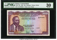 Kenya Central Bank of Kenya 100 Shillings 1.7.1969 Pick 10a PMG Very Fine 30. 

HID09801242017