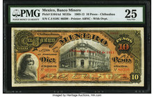 Mexico Banco Minero 10 Pesos 1911 Pick S164Ad M133e PMG Very Fine 25. 

HID09801242017