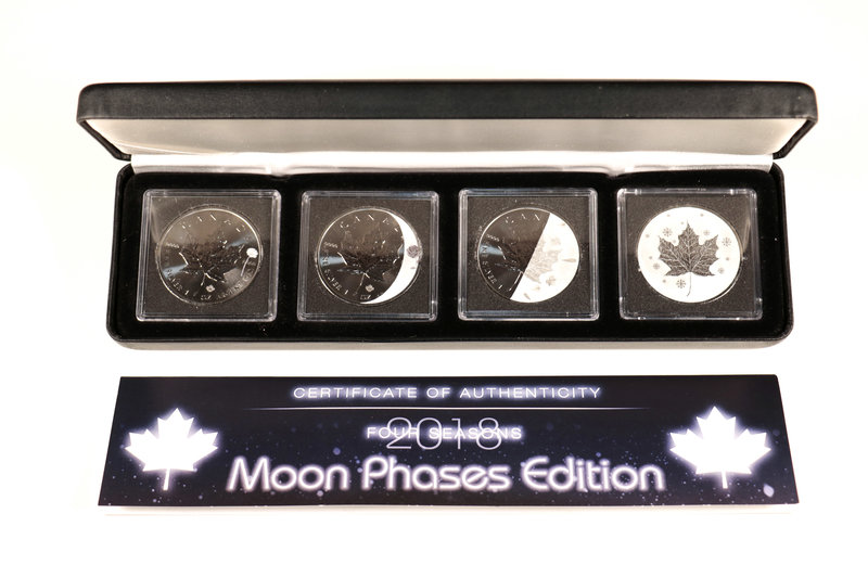 Canada. Elizabeth II. 2018. "Four Seasons Edition - Moon Phases Edition". Set de...