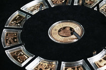 China. "Chinese Calendar". 24Kt Gold-plated. Caja con 12 monedas de plata. PR. Est...300,00.