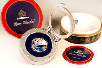 Pitcairn Islands. Elizabeth II. 2 dollars. 2013. Ag. 31,11 g. "Cunard - Queen Elisabeth". Partially Coloured. Tirada de 5000 unidades. Con caja y cert...