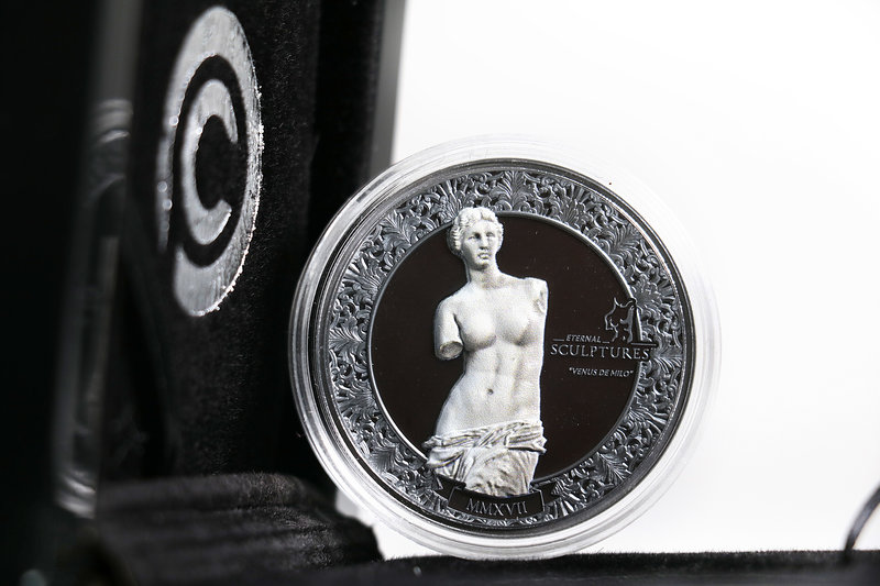 Palau. 10 dollars. 2018. Ag. 62,22 g. "Eternal Sculptures - Venus de Milo". High...