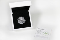 Palau. 5 dollars. 2018. Ag. 31,11 g. "Silver Fortune". 1 Oz Silver Clover Flower. Smartminting and Antique Finish. Tirada de 2500 piezas. Con caja y c...