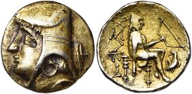 ROYAUME PARTHE, Arsaces II (211-191), AR drachme, Rhagae. D/ T. à g., coiffée du bashlik. R/ Archer assis à d. sur un trône sans dossier, ten. un arc....