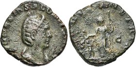 SALONINA (†268), femme de Gallien, AE sesterce, s.d., Rome. D/ CORNELIA SALONINA AVG B. diad., dr. à d. R/ VENVS GENETRIX/ S-C Vénus deb. à g., ten. u...