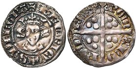 ALLEMAGNE, AIX-LA-CHAPELLE, Henri VII de Luxembourg, empereur (1312-1313), AR esterlin. D/ +HENRICV (aigle) S DEI GRA B. couronné de f. R/ ROM-ANO-...