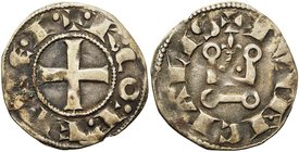 FRANCE, PROVENCE, Comté, Charles Ier d'Anjou (1245-1285), billon tournois provençal, à partir de 1249, Saint-Rémy. D/ + K• CO• P• FI• RE• F• Croix pat...