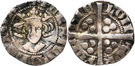 FRANCE, LORRAINE, Duché, Ferri IV (1312-1329), AR esterlin, vers 1320-1328. D/ + FERRICVS DEI GAS B. couronné de f. R/ LON-TOR-REN-GIE Croix longue ca...