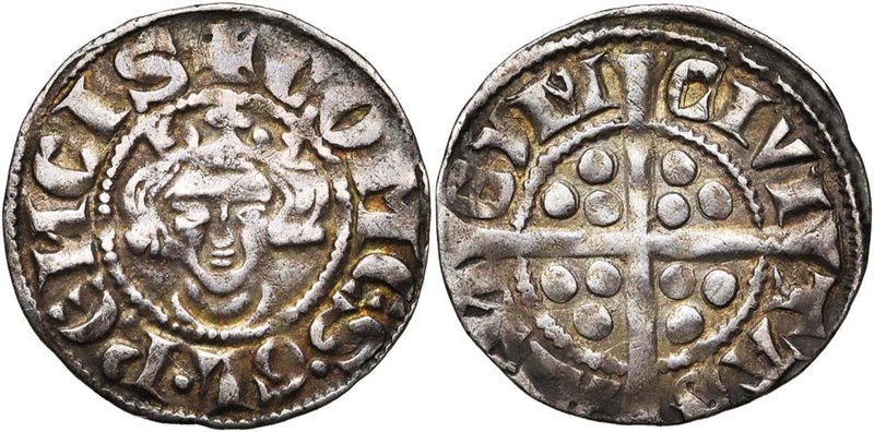 NEDERLAND, GELDERLAND, Graafschap, Reinoud I (1272-1326), AR sterling, ca. 1290,...