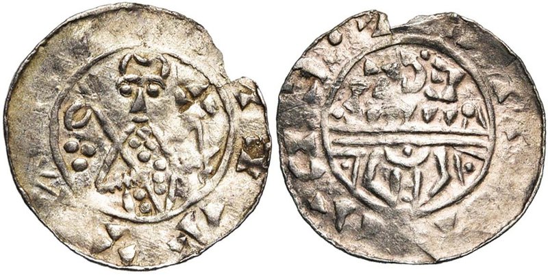 NEDERLAND, HOLLAND, Graafschap, Floris I (1049-1061), AR denarius, Leiden. Imita...