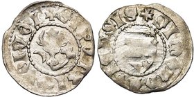 ROUMANIE, VOIVODAT DE MOLDAVIE, Petru Musat (1375-1391), AR dinar. D/ + SI PETRI (lis) VOIVOI T. de taureau de f., entre un croissant et un lis. Au-de...