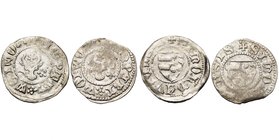 ROUMANIE, VOIVODAT DE MOLDAVIE, Petru Musat (1375-1391), AR lot de 2 dinars. Légère faiblesse de frappe.

Très Beau / Very Fine