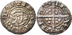 BRABANT, Duché, Jean Ier (1268-1294), AR esterlin, à partir de 1289, Bruxelles. D/ + I DVX BRABANTIE B. de f., couronné de roses. R/ BRV-XEL-LEN-SIS...