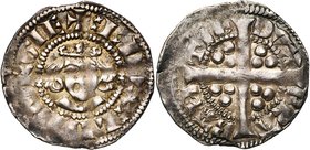 BRABANT, Duché, Jean Ier (1268-1294), AR esterlin à tête, à partir de 1289, atelier incertain. Au titre du Limbourg. D/ +IDVX LIMBVRGIE B. de f., c...