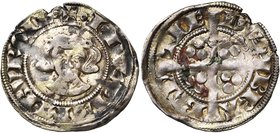 BRABANT, Duché, Jean Ier (1268-1294), AR esterlin à tête, à partir de 1289, atelier incertain. Au titre du Limbourg. D/ +IDVX LIMBVRGIE B. de f., ...