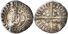 CAMBRESIS, Seigneurie de Serain, Waleran II de Luxembourg, sire de Ligny (1304-1353 et 1364-1366), AR esterlin, vers 1315. D/ + G DOMINVS DE LYNI B...