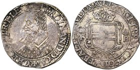 LIEGE, Principauté, Ferdinand de Bavière (1612-1650), AR nouveau daler Ferdinand de 30 sols, 1631, Dinant. Au titre de duc de Bavière et de Bouillon. ...