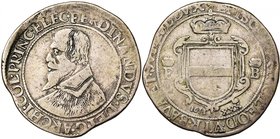 LIEGE, Principauté, Ferdinand de Bavière (1612-1650), AR nouveau daler Ferdinand de 30 sols, 1631, Dinant. Au titre de duc de Bavière et de Bouillon. ...