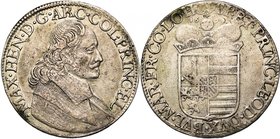 LIEGE, Principauté, Maximilien Henri de Bavière (1650-1688), AR patagon, 1679, Liège. Différent: perron. D/ B. à d. R/ Ecu couronné. Chestret 639; Del...