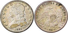 ETATS-UNIS, AR 25 cents, 1835.

Beau à Très Beau / Fine - Very Fine
