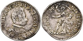 ITALIE, TOSCANE, Ferdinand II de Médicis (1621-1670), AR lira, s.d., Florence. D/ B. cuir. à d. R/ La décollation de saint Jean-Baptiste. M.I.R. 300/1...