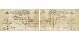 GRANDE-BRETAGNE, Milford & Pembrokeshire Bank, guinea (1 pound 1 shilling), 26.12.1809. Traces de plis. Trous d'épingle. Endossé au verso.

Beau à T...