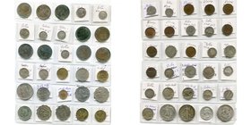 HONG KONG, lot of 30 pcs, including: Victoria, 10 cents 1892, 1898; 5 cents 1889, 1894, 1900. Sold with a lot of 30 pcs of United States.