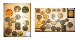 BELGIQUE, lot de 40 médailles, dont: 1914, Jourdain, Le cardinal Mercier; 1915, Bonnetain, Marie Depage et Edith Cavell; 1919, Petit, Paul van Hoegaer...