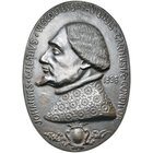 ITALIE, plaque uniface : 1396, non signée, Gian Galeazzo Visconti, duc de Milan (1351-1402). 156 x 111 mm, avec anneau au revers. Fonte postérieure.
...