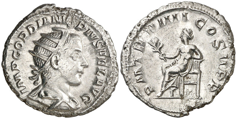 (241-242 d.C.). Gordiano III. Antoniniano. (Spink 8645) (S. 250) (RIC. 88). 4,26...